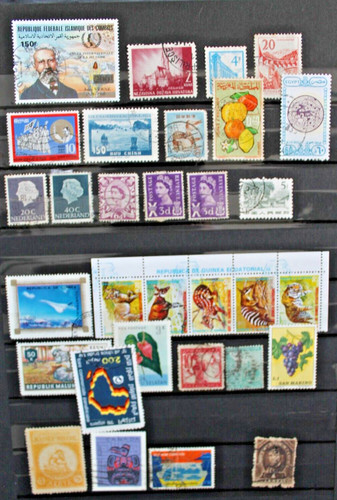 Lot timbres divers - lot,