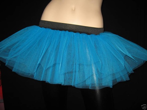 Blue tutu skirt cyber rave