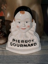 Ancien Présentoir Faince PIERROT GOURMAND Vintage
