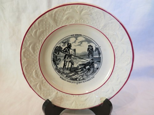 Assiette parlante faience - -,