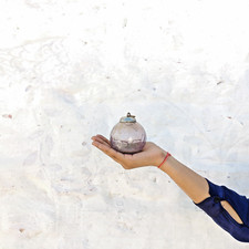 Vintage Galets Verre Balle