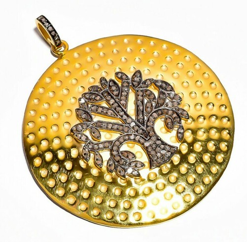 Diamant pavé pendentif arbre - diamant,