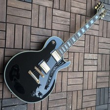 Guitare ?lectrique noire Grass Roots by ESP Les Paul Custom Type d'occasion