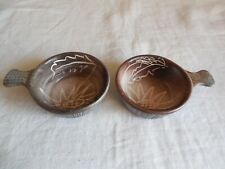 PAIRE DE CASSOLETTES DUROFEU