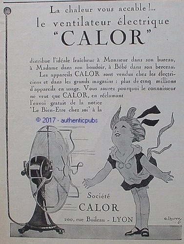 Publicite calor ventilateur - publicite,