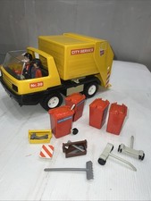 playmobil  Geobra  3479 camion poubelles 
