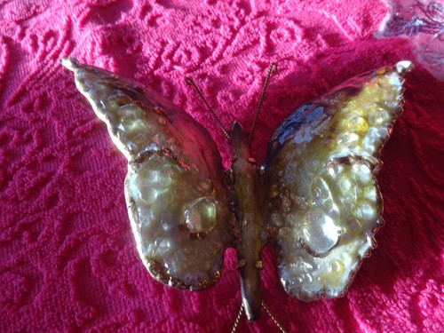 Emaux limoges papillon - emaux,