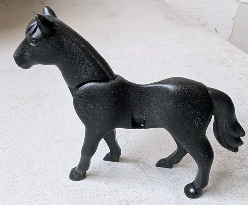 Playmobil cheval noir - ,