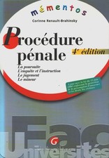 Procédure penale. 4eme