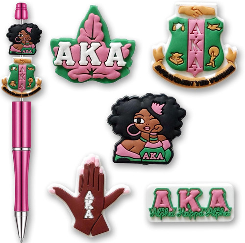5pcs sorority focal beads - sorority,