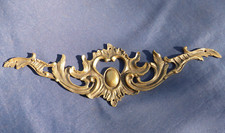Tablier ornement ancien laiton décoration meuble  Louis XV largeur 31 cm