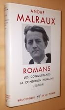 NRF Gallimard - Pléiade André Malraux - La Condition Humaine 