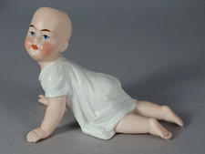 Ancien poupon biscuit porcelaine dit poupée de piano vers 1900 Très bel état B5