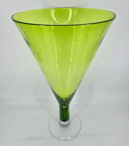 Mcm hand blown large - large, green
