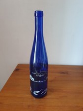 Bouteille verre bleu années