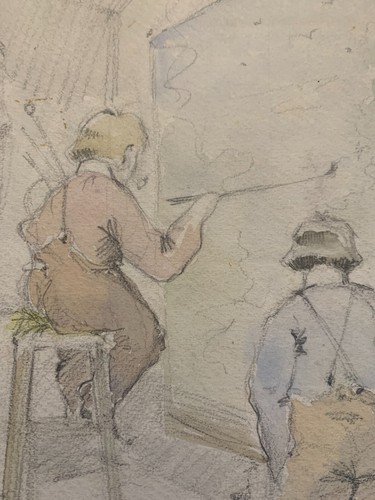Aquarelle crayon atelier - aquarelle,