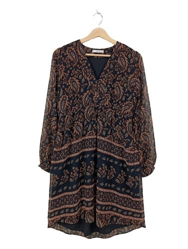Mango robe manches longues - à,