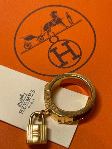 Bague écharpe hermes kelly - bague,