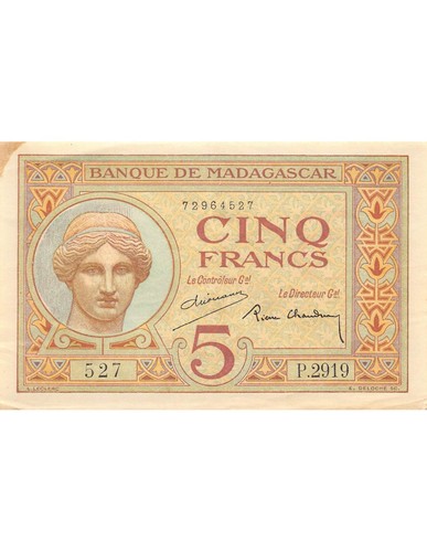 Madagascar francs déesse - francs,
