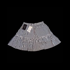 Jupe Femme NA-KD Vichy Noir
