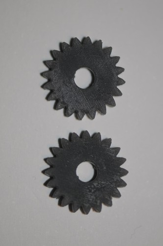 Paire pignons engrenages - de,