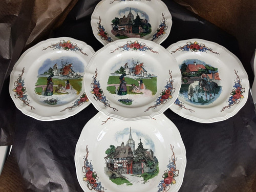 Sarreguemines lot assiettes - 5,