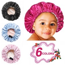 Bonnet De Satin De Soie Pour Le Sommeil Bandeau Pour Bébé, Enfant En Bas Âge