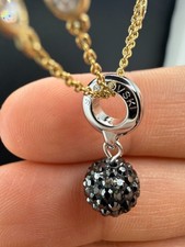 Charm Swarovski boule strass