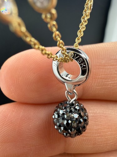 Charm swarovski boule strass - charm,