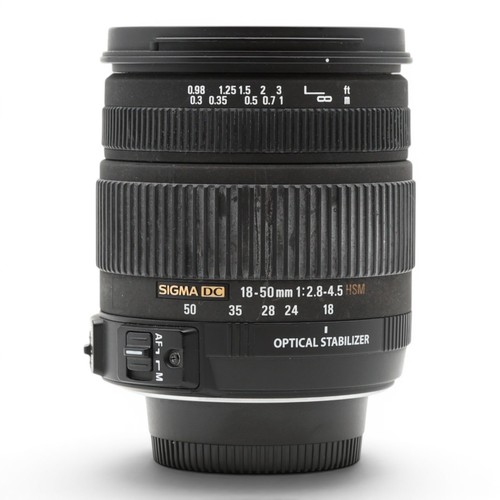 Sigma zoom 50mm - 18-50mm, hsm