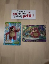 Foil SR + rare lotso toy story Lot 2 cartes Disney 100 Pixar Trading Card