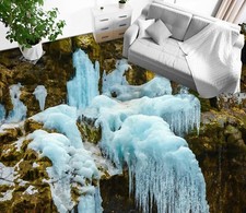 Arbre à neige 3D 1990 sol peinture murale indécise image papier peint famille Allemagne Zoé