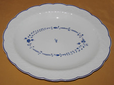 Plat ovale porcelaine de Limoges Bernardaud service Hortense