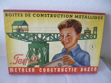 jEU DE MONTAGE TEMSI type MECCANO coffret en bel état