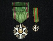 2 MEDAILLES ARGENT DÉCORATION