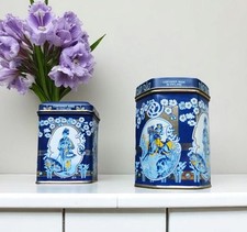 Petites Boîtes en Métal Angleterre Container Made England Pot à Thé Épices