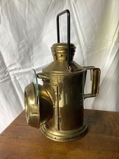 Lampe de chef de gare en cuivre - début XXe - Espagne -