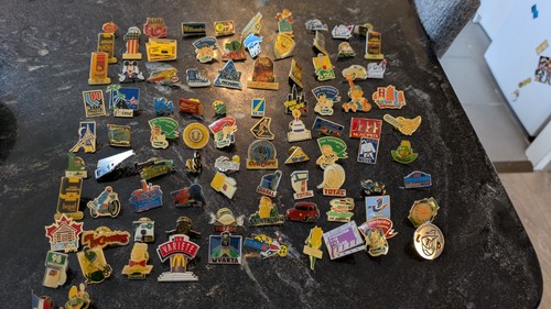 Lot pin total - pin's, (total