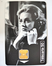 CARTE TELEPHONE JEANNE MOREAU 10/96 "ASCENSEUR POUR L ECHAFAUD" 120 u