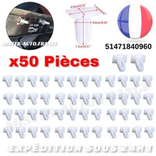 50 Clips Fixation Seuil Porte Garniture BMW E30 E32 E34 E36 E38 E39 E46 Z4 E81..