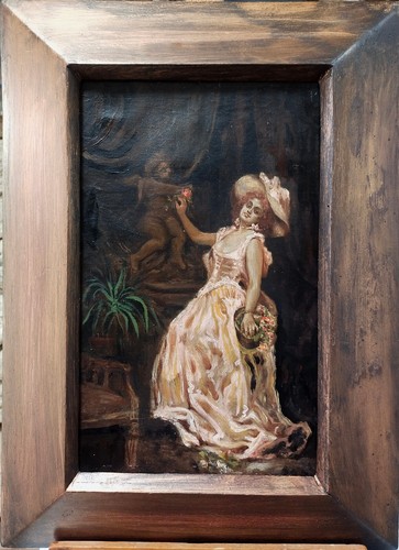 Superbe petit tableau ancien - superbe,