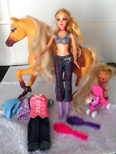 POUPEE MATTEL BARBIE  AS SLEEPING 2006 - cheval Barbie1983