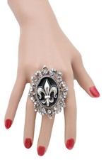Bague En Métal Argenté Pour