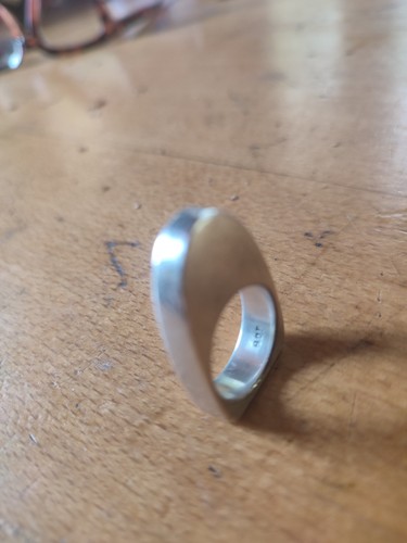 Ancienne bague moderniste en - ancienne,