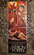 Affiche 1982 LES AVENTURES SEXUELLES DE NERON ET POPPEE 60x160 PORNO PEPLUM