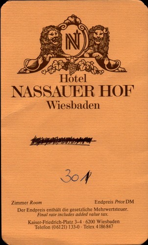 Vintage hotel nassauer hof - vintage,