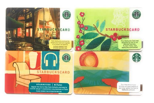 Starbucks gift cards 2007 - gift,