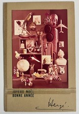 HERGE - CARTE DE VOEUX - MUSEE