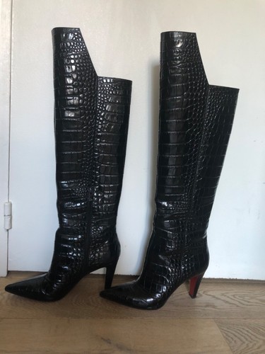 Bottes louboutin cuir de - louboutin,
