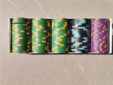 Jetons de Casino lot de 100 paulson chips gpi mint neuf pour poker ou roulette